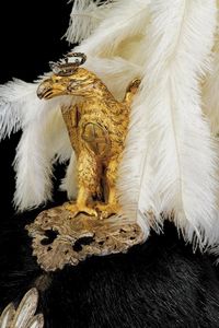 Elmo da generale umbertino convertito per il servizio sotto Vittorio Emanuele III  - Asta Rare Armi Antiche e Armature da Tutto il Mondo - Associazione Nazionale - Case d'Asta italiane