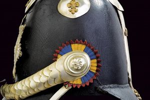 Rarissimo elmo per il corpo di guardia, epoca Carlo III  - Asta Rare Armi Antiche e Armature da Tutto il Mondo - Associazione Nazionale - Case d'Asta italiane