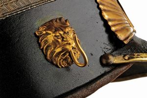 Chapka per compagnia di Stato Maggiore del 1 reggimento lancieri (trombettiere)  - Asta Rare Armi Antiche e Armature da Tutto il Mondo - Associazione Nazionale - Case d'Asta italiane