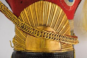 Chapka per compagnia di Stato Maggiore del 1 reggimento lancieri (trombettiere)  - Asta Rare Armi Antiche e Armature da Tutto il Mondo - Associazione Nazionale - Case d'Asta italiane