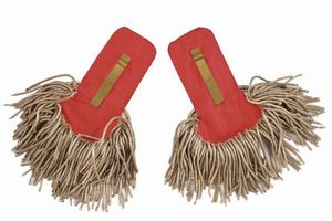 Paio di spalline da ufficiale  - Asta Rare Armi Antiche e Armature da Tutto il Mondo - Associazione Nazionale - Case d'Asta italiane