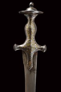 Bel tulvar con lama in damasco  - Asta Rare Armi Antiche e Armature da Tutto il Mondo - Associazione Nazionale - Case d'Asta italiane