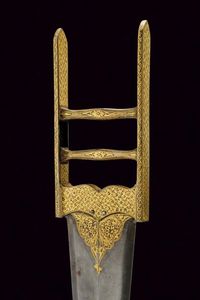 Katar con lama apribile  - Asta Rare Armi Antiche e Armature da Tutto il Mondo - Associazione Nazionale - Case d'Asta italiane