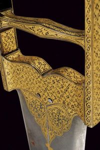 Katar con lama apribile  - Asta Rare Armi Antiche e Armature da Tutto il Mondo - Associazione Nazionale - Case d'Asta italiane