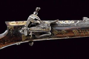 Eccezionale tufenk a pietra focaia  - Asta Rare Armi Antiche e Armature da Tutto il Mondo - Associazione Nazionale - Case d'Asta italiane