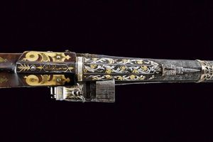 Eccezionale tufenk a pietra focaia  - Asta Rare Armi Antiche e Armature da Tutto il Mondo - Associazione Nazionale - Case d'Asta italiane