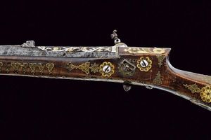 Eccezionale tufenk a pietra focaia  - Asta Rare Armi Antiche e Armature da Tutto il Mondo - Associazione Nazionale - Case d'Asta italiane