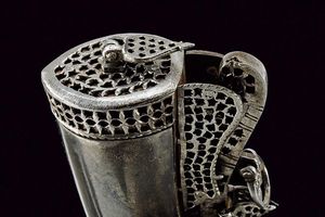 Rara fiasca da polvere  - Asta Rare Armi Antiche e Armature da Tutto il Mondo - Associazione Nazionale - Case d'Asta italiane