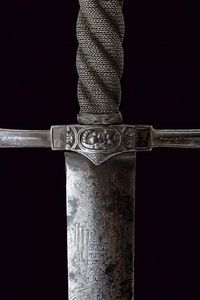 Interessante spada con lama incisa  - Asta Rare Armi Antiche e Armature da Tutto il Mondo - Associazione Nazionale - Case d'Asta italiane