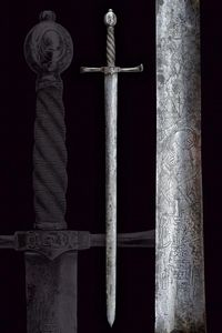 Interessante spada con lama incisa  - Asta Rare Armi Antiche e Armature da Tutto il Mondo - Associazione Nazionale - Case d'Asta italiane