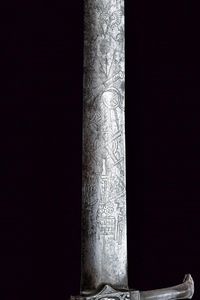 Interessante spada con lama incisa  - Asta Rare Armi Antiche e Armature da Tutto il Mondo - Associazione Nazionale - Case d'Asta italiane