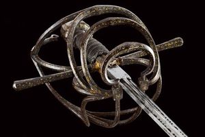 Magnifica spada da lato a tre ponti  - Asta Rare Armi Antiche e Armature da Tutto il Mondo - Associazione Nazionale - Case d'Asta italiane