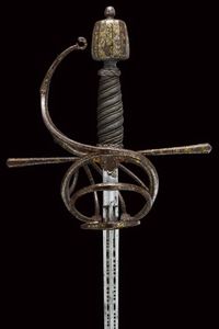 Magnifica spada da lato a tre ponti  - Asta Rare Armi Antiche e Armature da Tutto il Mondo - Associazione Nazionale - Case d'Asta italiane
