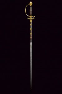 Spadino in bronzo dorato  - Asta Rare Armi Antiche e Armature da Tutto il Mondo - Associazione Nazionale - Case d'Asta italiane