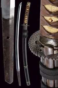 Wakizashi in koshirae handachi  - Asta Rare Armi Antiche e Armature da Tutto il Mondo - Associazione Nazionale - Case d'Asta italiane