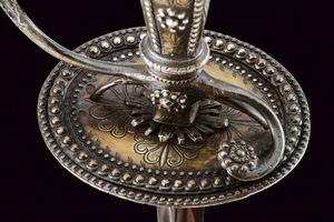 Bello spadino con fornimenti in argento  - Asta Rare Armi Antiche e Armature da Tutto il Mondo - Associazione Nazionale - Case d'Asta italiane