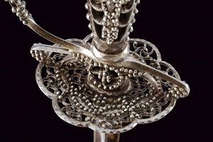 Finissimo spadino con fodero  - Asta Rare Armi Antiche e Armature da Tutto il Mondo - Associazione Nazionale - Case d'Asta italiane