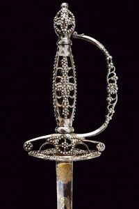 Finissimo spadino con fodero  - Asta Rare Armi Antiche e Armature da Tutto il Mondo - Associazione Nazionale - Case d'Asta italiane