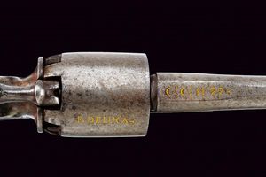 Revolver a luminello firmato F. De Luca  - Asta Rare Armi Antiche e Armature da Tutto il Mondo - Associazione Nazionale - Case d'Asta italiane