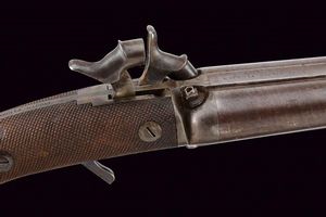 Elegante pistola a luminello a due canne di S. Merolla  - Asta Rare Armi Antiche e Armature da Tutto il Mondo - Associazione Nazionale - Case d'Asta italiane