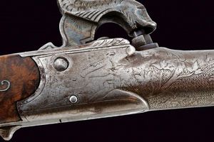 Paio di mazzagatti ridotti a luminello firmati Natale Del Moro  - Asta Rare Armi Antiche e Armature da Tutto il Mondo - Associazione Nazionale - Case d'Asta italiane