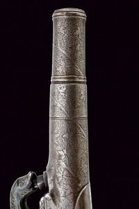 Paio di mazzagatti ridotti a luminello firmati Natale Del Moro  - Asta Rare Armi Antiche e Armature da Tutto il Mondo - Associazione Nazionale - Case d'Asta italiane