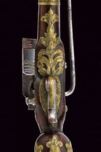 Rara pistola Ripoll alla micheletta a pietra focaia  - Asta Rare Armi Antiche e Armature da Tutto il Mondo - Associazione Nazionale - Case d'Asta italiane