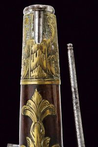 Rara pistola Ripoll alla micheletta a pietra focaia  - Asta Rare Armi Antiche e Armature da Tutto il Mondo - Associazione Nazionale - Case d'Asta italiane