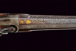 Fucile a luminello firmato P. Scarrafone  - Asta Rare Armi Antiche e Armature da Tutto il Mondo - Associazione Nazionale - Case d'Asta italiane