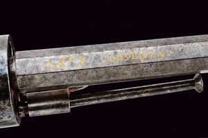 Raro fucile revolver a percussione centrale firmato F. De Luca  - Asta Rare Armi Antiche e Armature da Tutto il Mondo - Associazione Nazionale - Case d'Asta italiane