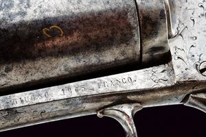 Raro fucile revolver a percussione centrale firmato F. De Luca  - Asta Rare Armi Antiche e Armature da Tutto il Mondo - Associazione Nazionale - Case d'Asta italiane