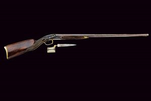 Rarissima doppietta a luminello a cani laterali di  B. Igniesti  - Asta Rare Armi Antiche e Armature da Tutto il Mondo - Associazione Nazionale - Case d'Asta italiane