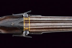 Rarissima doppietta a luminello a cani laterali di  B. Igniesti  - Asta Rare Armi Antiche e Armature da Tutto il Mondo - Associazione Nazionale - Case d'Asta italiane