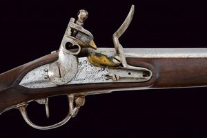 Fucile a pietra focaia da fanteria con baionetta  - Asta Rare Armi Antiche e Armature da Tutto il Mondo - Associazione Nazionale - Case d'Asta italiane