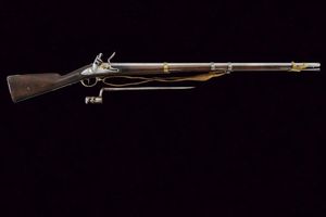 Fucile a pietra focaia da dragoni Mod. AN 9 con baionetta, d'epoca imperiale  - Asta Rare Armi Antiche e Armature da Tutto il Mondo - Associazione Nazionale - Case d'Asta italiane