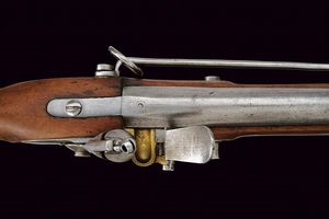 Raro moschettone a pietra sul tipo del Mod. 1786 da ussari  - Asta Rare Armi Antiche e Armature da Tutto il Mondo - Associazione Nazionale - Case d'Asta italiane