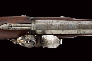 Rarissimo tromboncino a pietra focaia di Bond  - Asta Rare Armi Antiche e Armature da Tutto il Mondo - Associazione Nazionale - Case d'Asta italiane