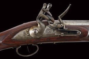 Rarissimo tromboncino a pietra focaia di Bond  - Asta Rare Armi Antiche e Armature da Tutto il Mondo - Associazione Nazionale - Case d'Asta italiane