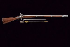 Raro fucile a luminello con baionetta  - Asta Rare Armi Antiche e Armature da Tutto il Mondo - Associazione Nazionale - Case d'Asta italiane