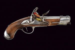 Pistola a pietra focaia da gendarmeria mod. AN 9  - Asta Rare Armi Antiche e Armature da Tutto il Mondo - Associazione Nazionale - Case d'Asta italiane