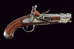 Pistola a pietra focaia Mod. 1770 da Marechaussee  - Asta Rare Armi Antiche e Armature da Tutto il Mondo - Associazione Nazionale - Case d'Asta italiane