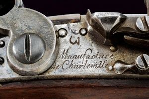 Pistola a pietra focaia Mod. 1770 da Marechaussee  - Asta Rare Armi Antiche e Armature da Tutto il Mondo - Associazione Nazionale - Case d'Asta italiane