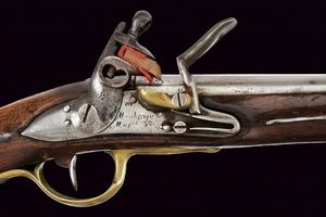 Pistola a pietra focaia Mod. 1763/66  - Asta Rare Armi Antiche e Armature da Tutto il Mondo - Associazione Nazionale - Case d'Asta italiane