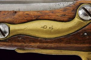 Pistola a pietra focaia Mod. 1763/66  - Asta Rare Armi Antiche e Armature da Tutto il Mondo - Associazione Nazionale - Case d'Asta italiane