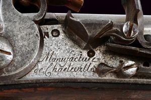 Pistola a pietra focaia Mod. 1763-66  - Asta Rare Armi Antiche e Armature da Tutto il Mondo - Associazione Nazionale - Case d'Asta italiane