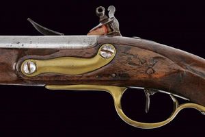 Pistola a pietra focaia Mod. 1763-66  - Asta Rare Armi Antiche e Armature da Tutto il Mondo - Associazione Nazionale - Case d'Asta italiane