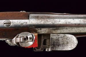Pistola a pietra focaia Mod. 1763-66  - Asta Rare Armi Antiche e Armature da Tutto il Mondo - Associazione Nazionale - Case d'Asta italiane