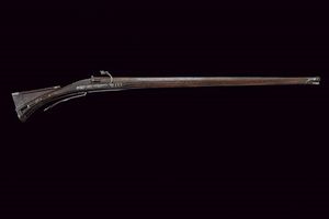 Raro archibugio a miccia con canna turca  - Asta Rare Armi Antiche e Armature da Tutto il Mondo - Associazione Nazionale - Case d'Asta italiane