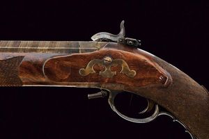 Fucile da tiro a luminello tipo cantonale firmato L. C. Perrenoud  - Asta Rare Armi Antiche e Armature da Tutto il Mondo - Associazione Nazionale - Case d'Asta italiane