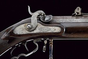 Fucile da tiro a luminello con baionetta di Bristlen e Siber  - Asta Rare Armi Antiche e Armature da Tutto il Mondo - Associazione Nazionale - Case d'Asta italiane